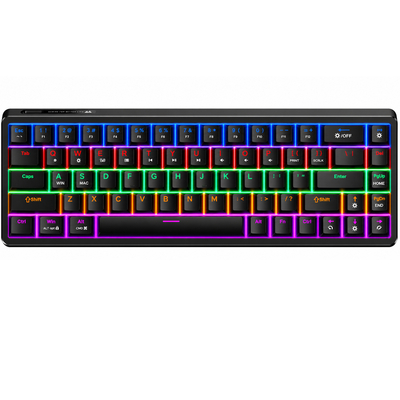 Ενσύρματο Gaming Μηχανικό Πληκτρολόγιο Hoco GM703 Rico 68 Πλήκτρων RGB Φωτισμό και Καλώδιο USB-C 1.5m