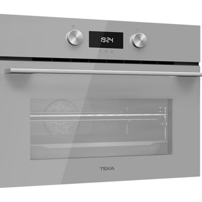 Εντοιχιζόμενος Compact Φούρνος TEKA με SurroundTemp και HydroClean 44lt 45,5x60cm HLC 8400 SM Urban Ασημί 111130005