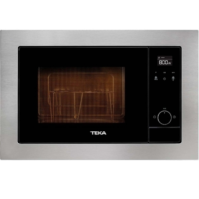 Εντοιχιζόμενος Φούρνος Μικροκυμάτων TEKA με Grill και 3 Λειτουργίες Μαγειρέματος 20lt 39x60cm MS 620 BIS Ασημί 40584010
