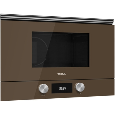 Εντοιχιζόμενος Φούρνος Μικροκυμάτων TEKA με Grill και Κεραμική Βάση 22lt 39x60cm ML 822 BIS L Urban Καφέ 112030003