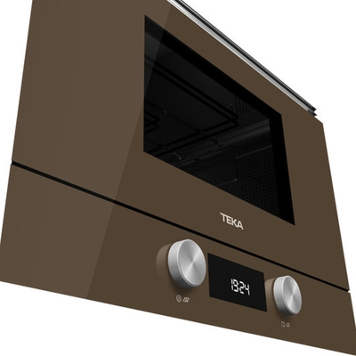 Εντοιχιζόμενος Φούρνος Μικροκυμάτων TEKA με Grill και Κεραμική Βάση 22lt 39x60cm ML 822 BIS L Urban Καφέ 112030003