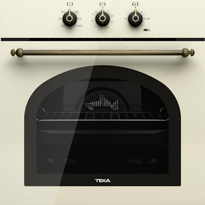 Εντοιχιζόμενος Φούρνος TEKA Παραδοσιάκο Design με SurroundTemp και Hydroclean 70lt 60cm HRB 6100 VB Μπεζ 111010008