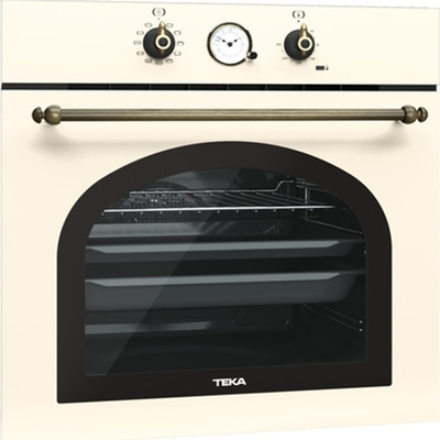 Εντοιχιζόμενος Φούρνος TEKA Παραδοσιάκο Design με SurroundTemp και Hydroclean 70lt 60cm HRB 6300 VB Μπεζ 111010012