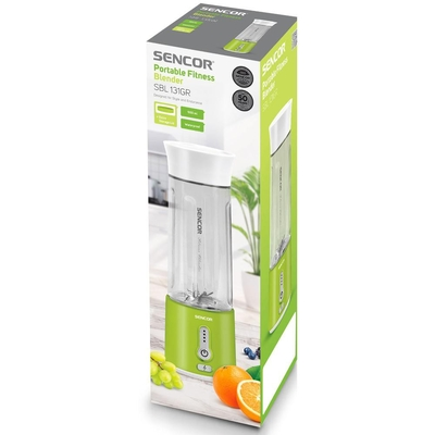 Επαναφορτιζόμενο Blender Smoothie Maker 500ml 150W USB-C Sencor SBL 131GR Πράσινο