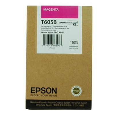 Epson Μελάνι Inkjet T605B Magenta (C13T605B00) (EPST605B00)
