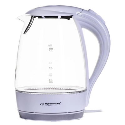 Esperanza Βραστήρας 1.7lt 2200W Λευκός (EKK011W) (ESPEKK011W)