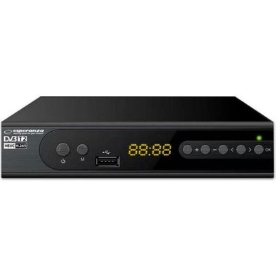Esperanza Dvb-t2 H.265/hevc  Digital Terrestrial Tv (EV106P) (ESPEV106P)
