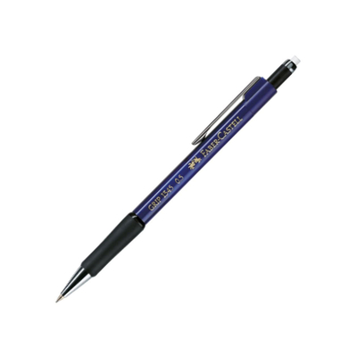 Faber-Castell Μηχανικό Μολύβι 0.5mm με Γόμα - Μπλε Μεταλλικό (134551) (FAB134551)