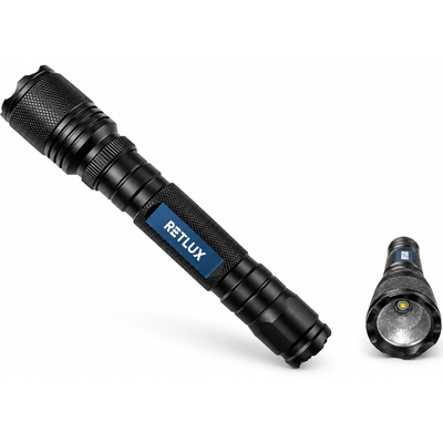 Φακός LED Retlux RPL 111 150 Lumens Απόσταση Δέσμης: 100m Αυτονομία: 48h Βάρος: 79gr IP44 Αλουμινίου Bulk