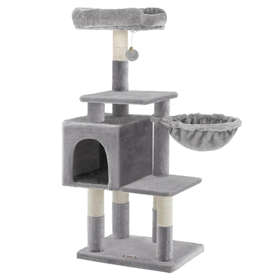 Feandrea Cat Tower, Height 110 cm, up to 3 cats (PCT52W) (FEAPCT52W)