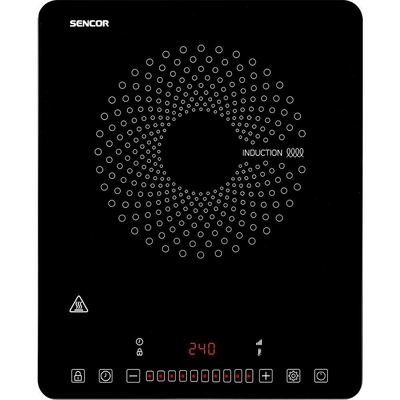 Φορητή Επαγωγική Εστία Μονή 2000W Ulrtaflat Sencor SCP 3701BK Μαύρη