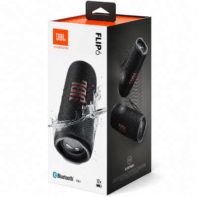 Φορητό Ηχείο Bluetooth JBL Flip 6 30Watt IP67 12h Playtime Μαύρο
