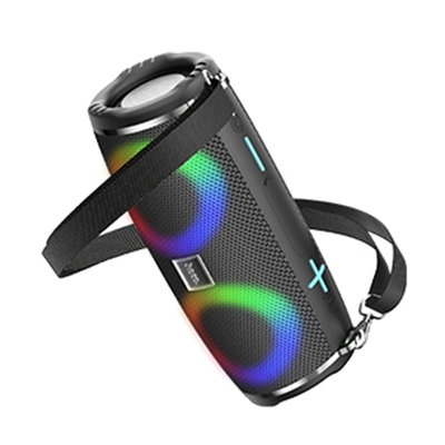 Φορητό Ηχείο Wireless Hoco HC12 Sports v5.0 10W 1200mAh Ενσωματωμένο Μικρόφωνο FM Micro SD USB AUX LED Μαύρο