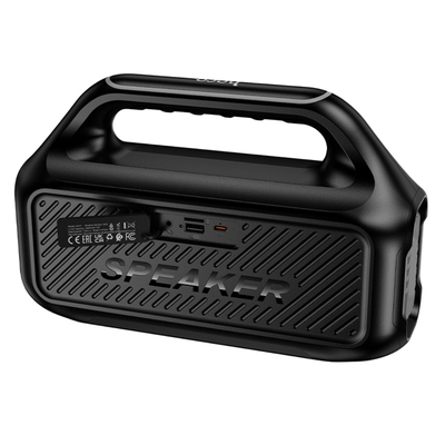 Φορητό Ηχείο Wireless Hoco HC47 Delight TWS BT 6.0 2400mAh 2x15W με FM Micro-SD USB Playback και AUX Μαύρο