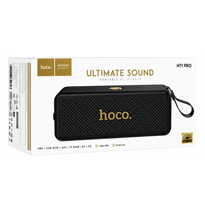 Φορητό Ηχείο Wireless Hoco HT1 Pro Marquis v5.4 TWS 16W 2400mAh FM MicroSD USB AUX Μαύρο