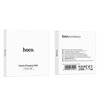 Φορτιστής Hoco για Y20 Smart Sports Watch Μαύρος