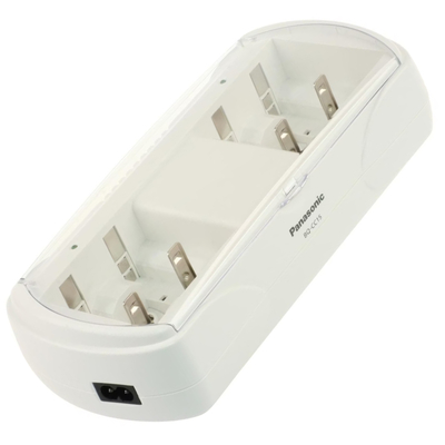 Φορτιστής Μπαταριών Panasonic BQ-CC15 Universal 4 Θέσεων με Αυτόματη Διακοπή και Γρήγορη Φόρτιση 6hr Συμβατός με Μπαταρίες AA/AAA/C/D/9V