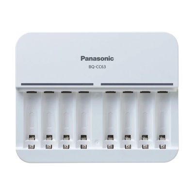 Φορτιστής Μπαταριών Panasonic Eneloop BQ-CC63E για AA/AAA 8 Θέσεων