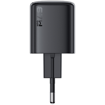 Φορτιστής Ταξιδίου Acefast A134 Mini Fast Charging 1xUSB-C PD67W QC3.0 GaN Μαύρος