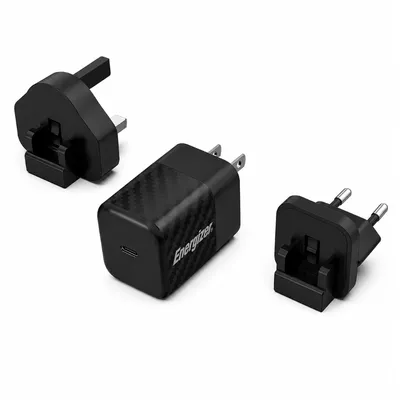 Φορτιστής Ταξιδίου Energizer A20MU με USB-C PD20W Fast Charge Μαύρο