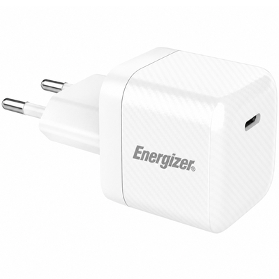 Φορτιστής Ταξιδίου Energizer Fast Charge με USB-C PD30W  Λευκός