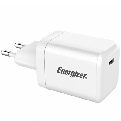 Φορτιστής Ταξιδίου Energizer Fast Charge με USB-C PD45W  Λευκός