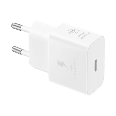 Φορτιστής Ταξιδίου Samsung EP-T2510NWEGWW USB-C GaN 25W Λευκός