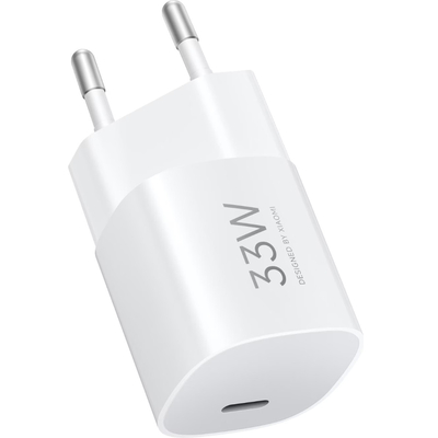 Φορτιστής Ταξιδίου Xiaomi BHR087LEU Nano Power 33W με USB-C Λευκός
