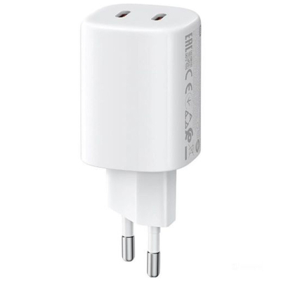 Φορτιστής Ταξιδίου Xiaomi BHR087OEU Nano Turbo PD 45W με 2xUSB-C Λευκός