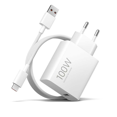 Φορτιστής Ταξιδίου Xiaomi Charge Combo 100W BHR095VEU Quick Charge 3.0 με Καλώδιο USB-C 1μ