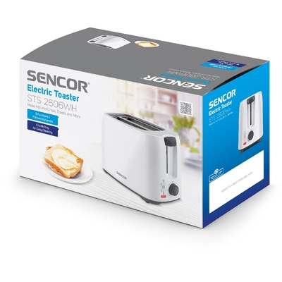Φρυγανιέρα Sencor STS 2606WH 2 Θέσεων 750W Λευκή