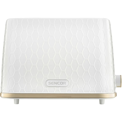 Φρυγανιέρα Sencor STS 7200WH 2 Θέσεων 930W 3D Pattern Design Λευκή