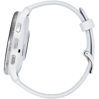 Garmin Venu 3 Stainless Steel 45mm GPS 5 ATM με Δυνατότητα Κλήσεων Silver Stainless Steel Bezel με Whitestone Case και Silicone Band