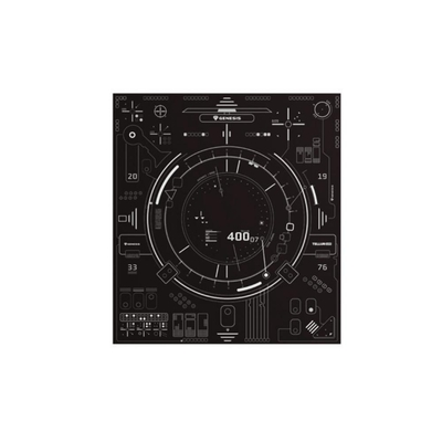 Genesis Gaming Protective Floor Mat Tellur 400 Square HUD 110 x 100cm (NDG-2065) (GNSNDG-2065)