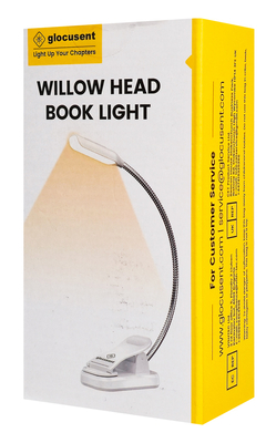 GLOCUSENT LED φακός διαβάσματος GLCSNTBL105W, επαναφορτιζόμενος, έως 45lm, λευκός