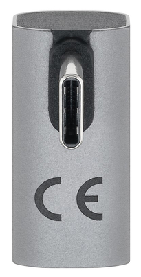 GOOBAY αντάπτορας USB-C 74443, γωνιακός 90°, USB4, 240W, 40Gbps, 8K, γκρι