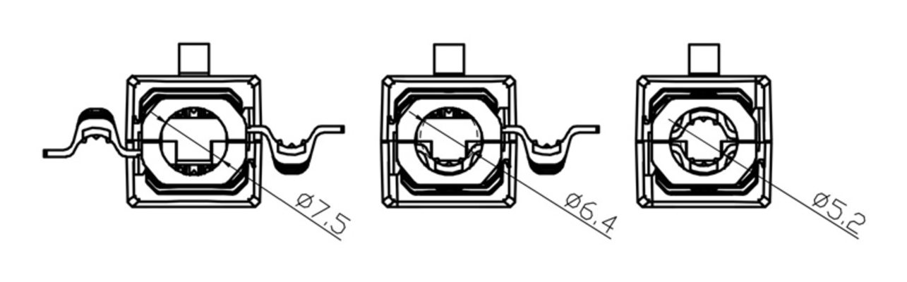 GOOBAY βύσμα RJ45 CAT 5e UTP 68859, tool-free, λευκό