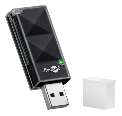 GOOBAY card reader 95682 για SD κάρτα μνήμης, 480 Mbps, μαύρο