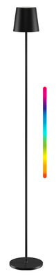 GOOBAY επιτραπέζιο φωτιστικό 76573, RGBW, dimmable, επαναφορτιζόμενο, έως 122.3cm ύψος, μαύρο