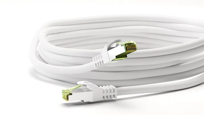 GOOBAY καλώδιο δικτύου 61105, CAT 8.1 S/FTP, copper, GHMT, 2m, λευκό