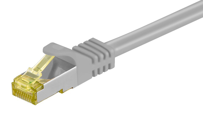 GOOBAY καλώδιο δικτύου 91594, CAT 7 S/FTP, copper, 500MHz, 1.5m, γκρι