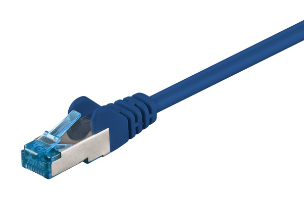 GOOBAY καλώδιο δικτύου 93779, CAT 6A S/FTP (PiMF), Copper, 3m, μπλε