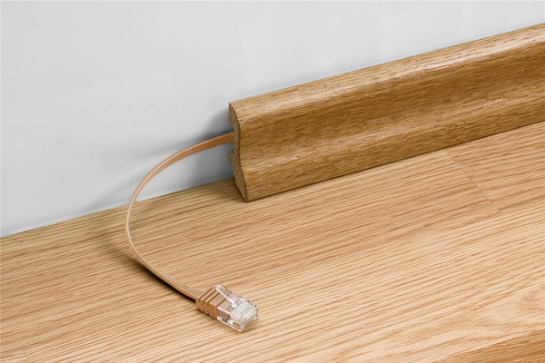 GOOBAY καλώδιο δικτύου 95385, CAT 6 U/UTP, flat, copper, 20m, μαύρο