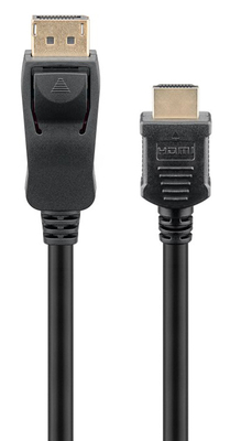 GOOBAY καλώδιο DisplayPort σε HDMI 64836, 4K/30Hz, 2m, μαύρο