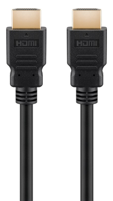 GOOBAY καλώδιο HDMI 2.1 58265, certified, ARC, 8K/60Hz 48Gbps, 3m, μαύρο