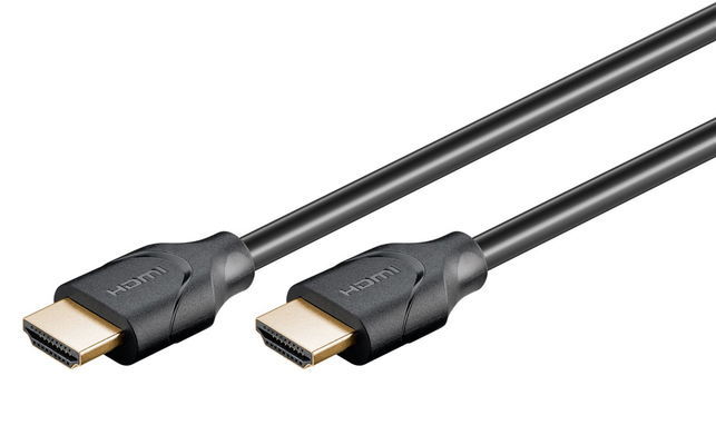 GOOBAY καλώδιο HDMI 2.1 61640, Ethernet, ARC, 8K/60Hz 48 Gbps, 2m, μαύρο