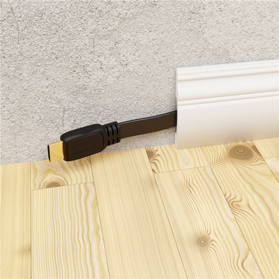 GOOBAY καλώδιο HDMI 77135 με Ethernet, flat, 8K/60Hz, 48 Gbps, 2m, μαύρο