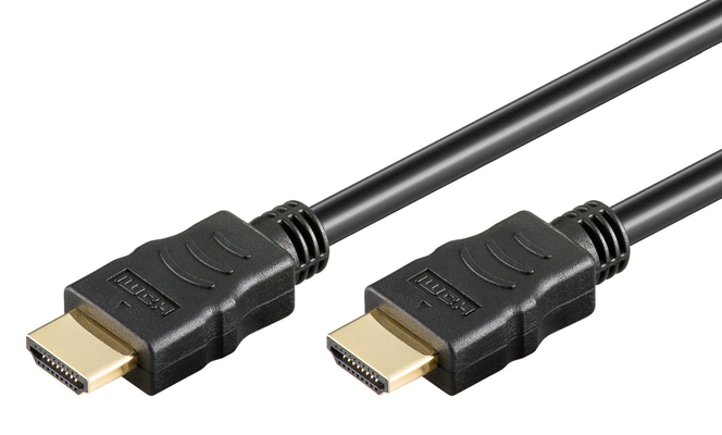 GOOBAY καλώδιο HDMI 80104 με Ethernet, soft, 4K/60Hz, 18 Gbps, 3m, μαύρο