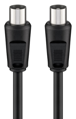GOOBAY καλώδιο κεραίας αρσενικό 68150, <70dB, CCS, 5m, μαύρο