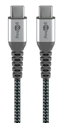 GOOBAY καλώδιο USB-C 49301, 60W, 480Mbps, 0.50m, μαύρο